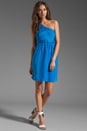view 2 of 5 One Shoulder Dress in Blue