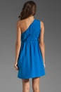 view 4 of 5 One Shoulder Dress in Blue
