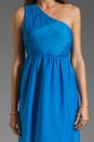 view 5 of 5 One Shoulder Dress in Blue