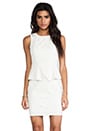 view 1 of 6 Sleeveless Peplum Dress in Ivory