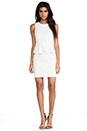 view 2 of 6 Sleeveless Peplum Dress in Ivory