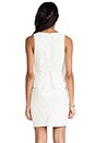 view 4 of 6 Sleeveless Peplum Dress in Ivory