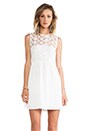 view 1 of 5 Lace Top Dress in White
