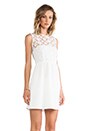 view 2 of 5 Lace Top Dress in White
