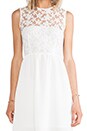 view 5 of 5 Lace Top Dress in White