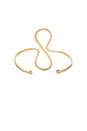 view 3 of 3 Infinity Arm Cuff in Gold