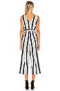 view 3 of 3 Stripe Linen Jumpsuit in Off White & Black