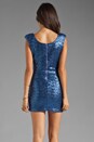 view 4 of 6 Fireworks Sequin Mini Dress in Blue