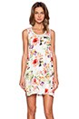 view 1 of 5 Flowers and Lace Double Layer Tank Dress in Multi
