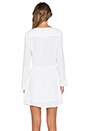 view 3 of 4 Dream On Cross Front Dress in Off White