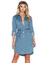 view 1 of 6 In A Daze Shirt Dress in Indigo Blue
