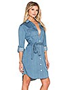 view 2 of 6 In A Daze Shirt Dress in Indigo Blue