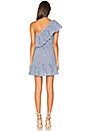 view 3 of 3 Wanderer One Shoulder Dress in Navy & White