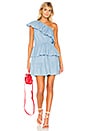 view 1 of 3 Ruff Stuff Dress in Light Blue