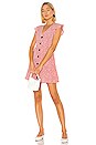 view 1 of 3 Tiny Bloom Mini Dress in Blood Orange