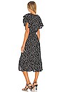 view 3 of 3 Marbel Midi Dress in Black & White