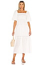 view 1 of 3 Luna Smock Maxi Dress in White