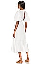 view 3 of 3 Jessey Wrap Midi Dress in White