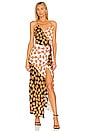 view 1 of 3 Nour Cami Wrap Midi Dress in Multi