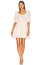 view 4 of 4 МИНИ ПЛАТЬЕ LUNE in White & Beige