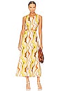 view 1 of 4 VESTIDO MIDI ZIGGY in Abstract