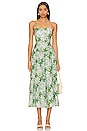 view 1 of 3 Margaux Maxi Dress in Green & White Floral