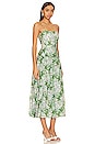 view 2 of 3 Margaux Maxi Dress in Green & White Floral