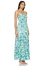 view 2 of 3 Alessia Dress in Blue & Green Floral