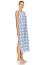 view 2 of 4 Vivi Dress in Blue & White Floral