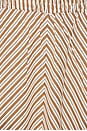 view 4 of 4 Artemis Shirred Midi Dress in Tan Stripe