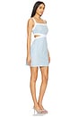 view 2 of 3 Pandora Contrast Mini Dress in Sky Blue