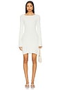 view 1 of 3 Isla Boucle Knit Mini Dress in Ivory