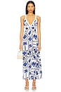 view 1 of 3 Sylvie Panel Midi Dress in Postcard Floral
