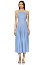 view 1 of 3 Avalon Square Neck Midi Dress in Jacaranda Blue