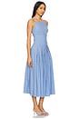 view 2 of 3 Avalon Square Neck Midi Dress in Jacaranda Blue