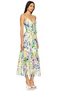 view 2 of 3 Fable Tie Midi Dress in Painterly Floral
