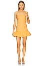 view 1 of 4 Charlotte Bubble Mini Dress in Orange