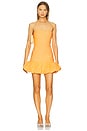 view 2 of 4 Charlotte Bubble Mini Dress in Orange