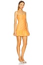 view 3 of 4 Charlotte Bubble Mini Dress in Orange