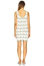 view 3 of 3 Jayden Crochet Wave Mini Dress in Sage & White