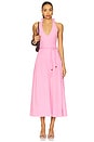 view 1 of 3 Melody Drop Wasit Midi Dress in Pink