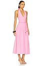 view 2 of 3 Melody Drop Wasit Midi Dress in Pink
