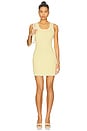 view 1 of 3 Amy Knit Mini Dress in Lemon