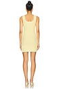 view 3 of 3 Amy Knit Mini Dress in Lemon