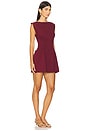 view 2 of 3 Romy Mini Dress in Wine