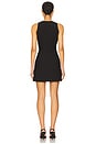 view 3 of 3 MINIVESTIDO COM LAÇO FRONTAL ROMY in Black