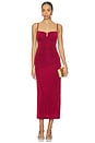 view 1 of 3 Maya Midi Dress in Wine