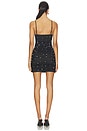 view 3 of 4 Stella Mesh Mini Dress in Black & Pearl