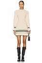 view 1 of 3 Mountain Knit Mini Dress in Oat & Black