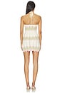 view 3 of 3 VESTIDO LUMI in Cream Pink & Green Stripe
